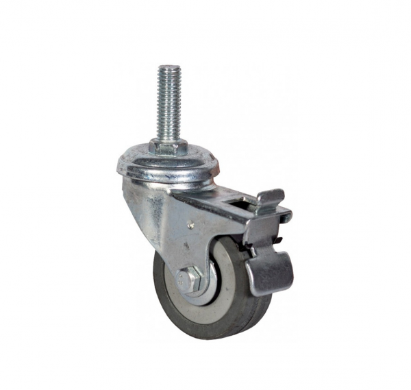 Колеса аппаратные поворотные с болтом и тормозом