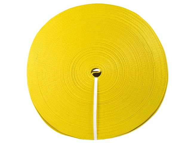 Лента текстильная 5:1 75 мм 9000 кг (желтый)
